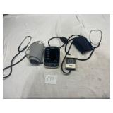 blood pressure cuffs and stethoscope