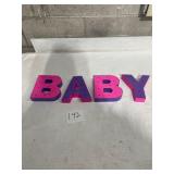 baby lighted letters