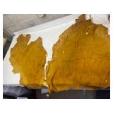 tanned leather hides