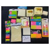 lot of post it note pads