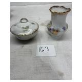 Anchor pottery sugar and creamer Trenton nj