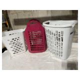 lot of 3 laundry baskets