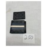 Men's coach wallet with credit card holder
