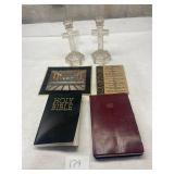 religious lot 2 bibles last supper picture