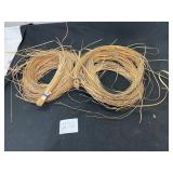 lot of rattan cane webbing rolls