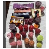 Large lot of votive candles