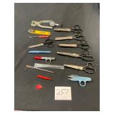 lot of sewing scissors and tools several Wiss