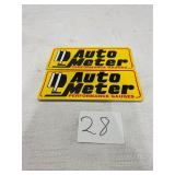 Auto Meter tool box sticker