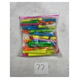Gallon Ziploc bag of highlighters