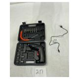 Rechargeable cordless screw driver kit