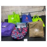 lot of insulated grocery bags