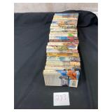 lot of Harlequin Superromance novels paper backs