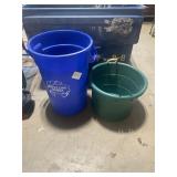 large recycle bin and tote