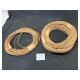 lot of rattan cane webbing rolls