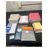 large lot of paper