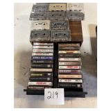 Lot of country cassette tapes