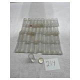 Lot of sample tubes with caps