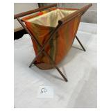 folding knitting basket