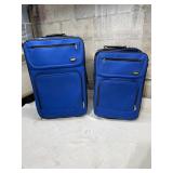 matching rolling luggage with handles