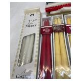 Lot of taper candles