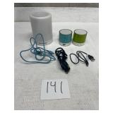 lot of Bluetooth wireless speakers