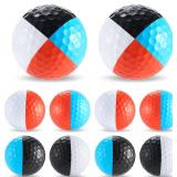8 Pcs Practice Colored Golf Balls