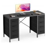 Computer Desk with 8 Drawers