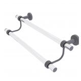 Allied Brass 24-in Matte Gray Towel Bar