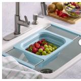 Collapsible Expandable Sink Colander