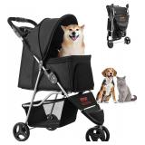 VEVOR Pet Stroller, 35 lbs Weight Capacity