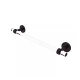 24 in. Towel Bar Groovy Accents in Antique Bronze