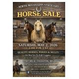 North Mississippi Stockyard Monthly Horse Sale
