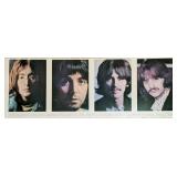 Giant mounted Beatles poster