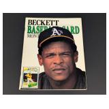 Beckett with Ricky Henderson