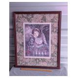 home interiors angel wall print