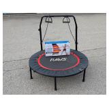 personal workout trampoline with acessories