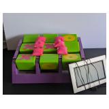 toss across tic tac toe game with beanbags, and...