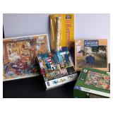 4 used jigsaw puzzles and first act learn and...