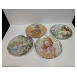 collectors child portrait plates marked and...