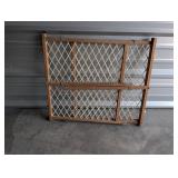 wood and plastic dog gate