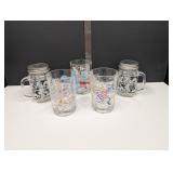 mickey mouse mason jar mugs with lids and...