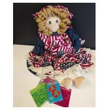 USA patriotic doll etc