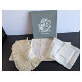 offwhite linens - possibly made in Ireland