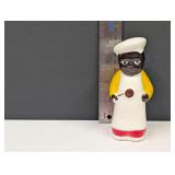 black americana chef salt or pepper shaker