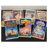 VHS lot - 6 Disney Princesses