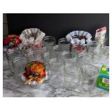 22 kerr ball mason wide mouth jars - pint, one...