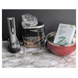 vegetti power food processor, electric wine...