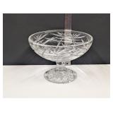 crystal pedestal bowl