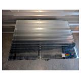 wall mirror with rainbow heart sticker