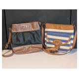 2 over the shoulder / crossbody fashion purses...